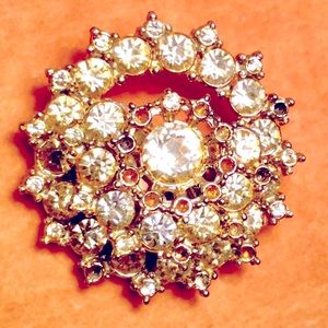 Antique Rhinestone Brooch from the 1950’s